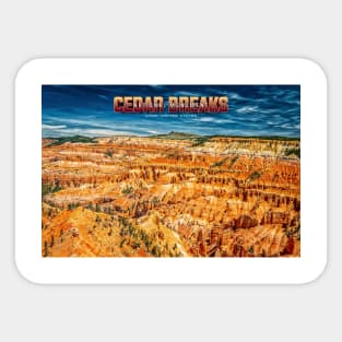 Cedar Breaks National Monument Sticker